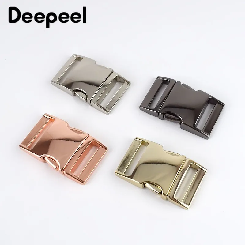 

Deepeel 2/4 шт изогнутые металлические стороне пряжки для 25 мм холщовый ремень рюкзак сумка Чемодан крюк пряжки ремня аксессуары для ручной рабо...