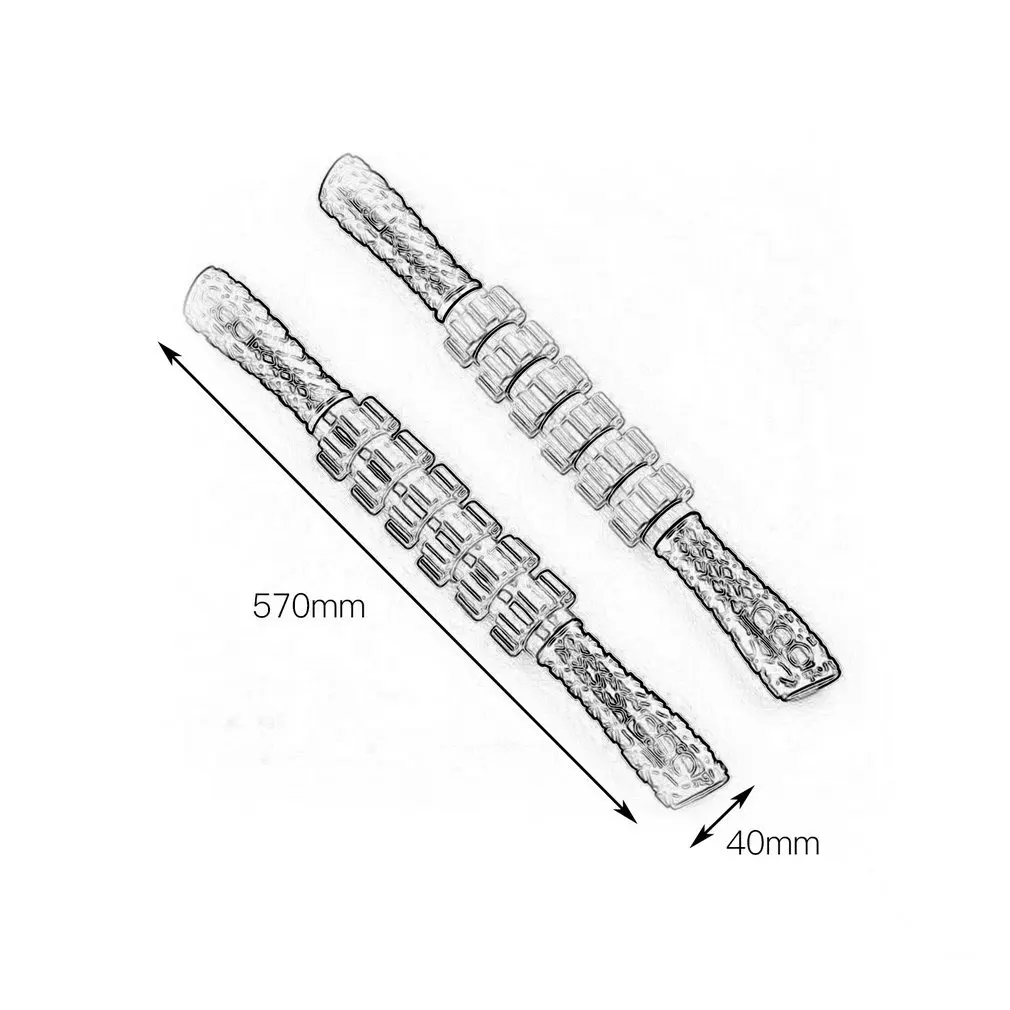 

Universal Gym Muscle Massage Roller Yoga Stick Durable Body Massage Tool Yoga Blocks Portable Muscle Relax Tool Dropshipping