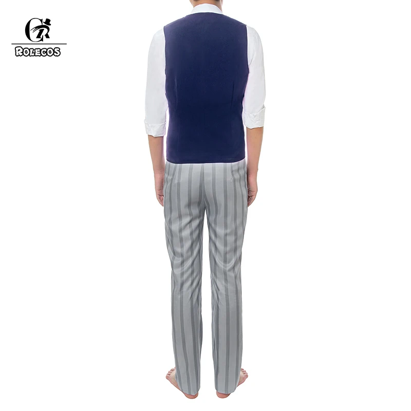 ROLECOS аниме BEASTARS Косплей костюмы Legoshi костюм Мужская белая рубашка синий жилет