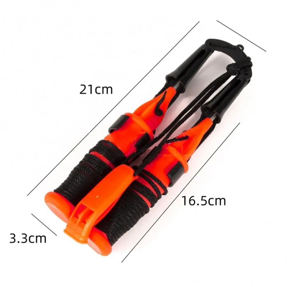 

55% Discounts Hot! Lightweight Snowy Glacier Winter Life-saving Hammer Ice Cone Pick with Whistle