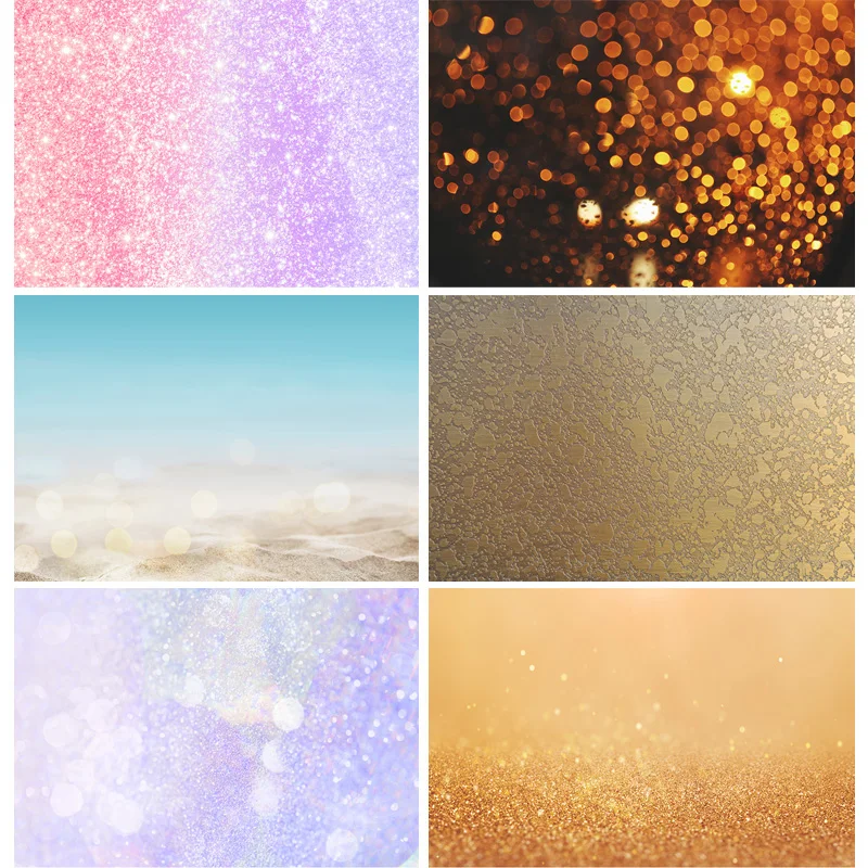 

Light Bokeh Shiny Spots Glitters Photography Backgrounds Solid Color Baby Portrait Photo Backdrops Props 21606DKN-05