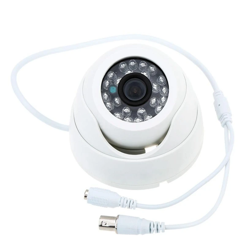 

800TVL Indoor Night Vision CCTV Dome Camera 24LEDS Wide Angle IR Color Cam