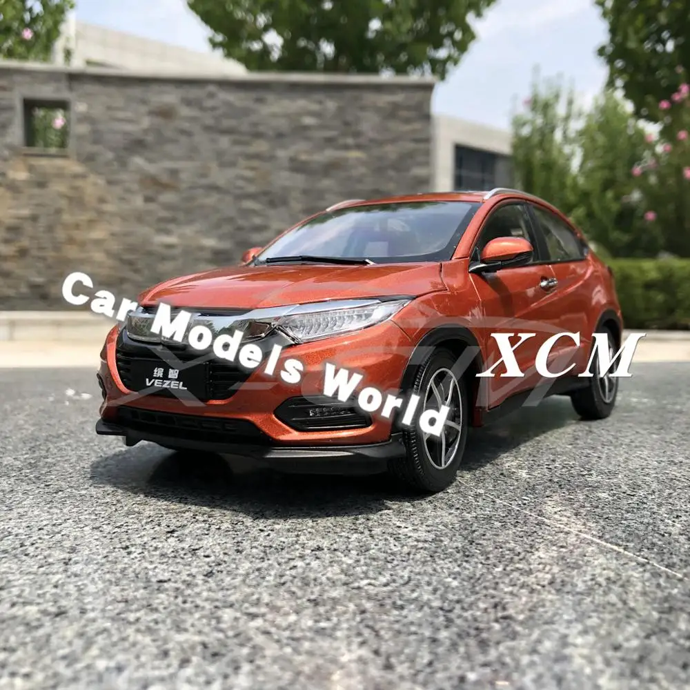 Литая модель автомобиля для Vezel 2019 1:18 (оранжевый) + небольшой подарок!|Наземный
