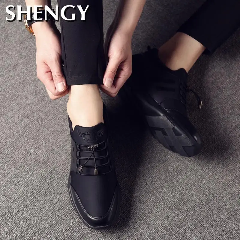 2020 Повседневная мужская обувь визуально увеличивающая рост 6 см 8 спортивная