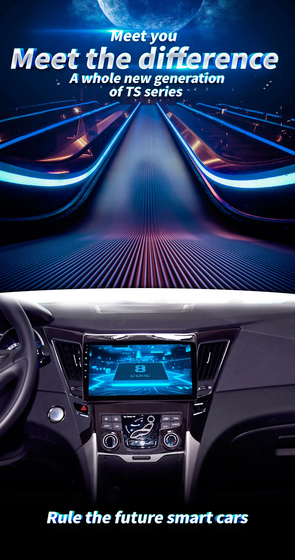 4G Lte Android 9,0 Автомобильный мультимедийный навигатор gps dvd-плеер для hyundai Sonata I40 I45 I50 2011- лет ips экран радио