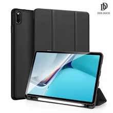 Leather case for Huawei MatePad 11 2021 Smart Sleep Wake DOMO Series Luxury Trifold Protective Case Cover funda MatePad 11