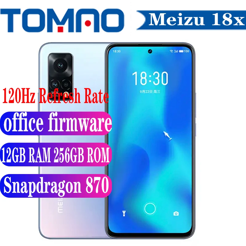 Оригинальный Официальный Новый смартфон Meizu 18x телефон с фотографией телефона