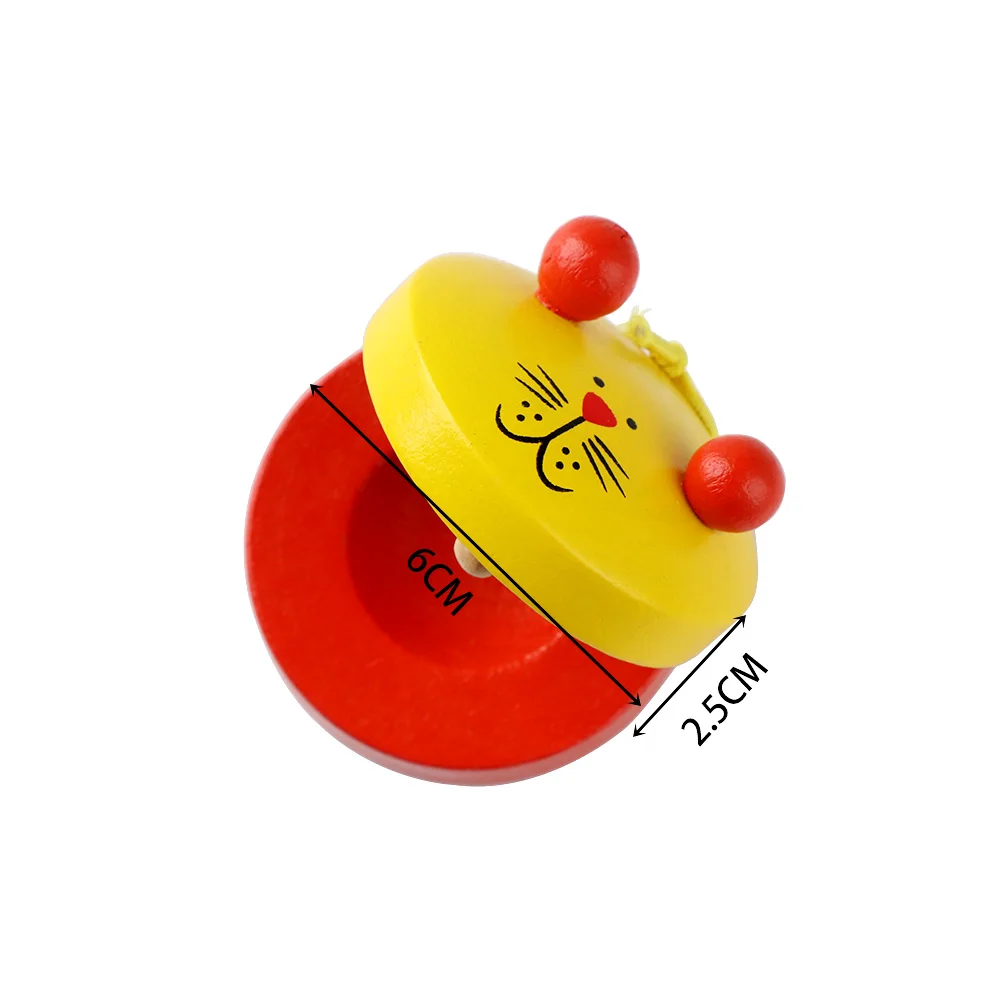

Kids Wooden Castanets Toy Music Instruments For Baby Clapper Handle Musical Instruments Toys Educational Toys For Children
