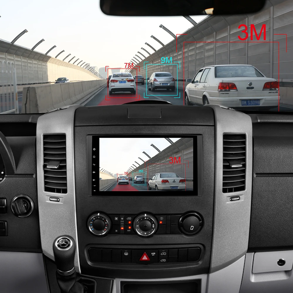 Isudar Android 9 Автомобильный мультимедийный плеер для Mercedes/Benz/Sprinter/Viano/Vito/b класс/B200/B180
