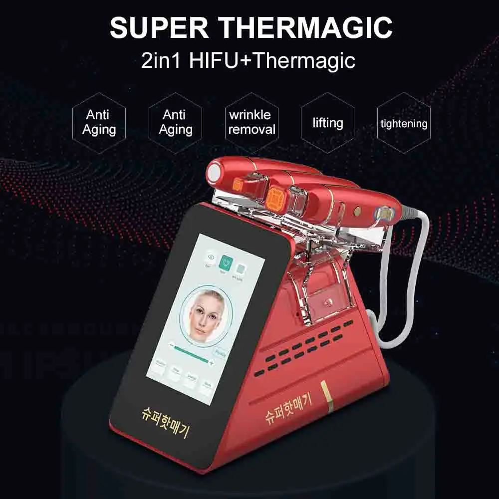 

Многофункциональные устройства Thermagic 2 в 1, аппарат Hifu Professional RF для подтяжки кожи, оборудование для салона красоты