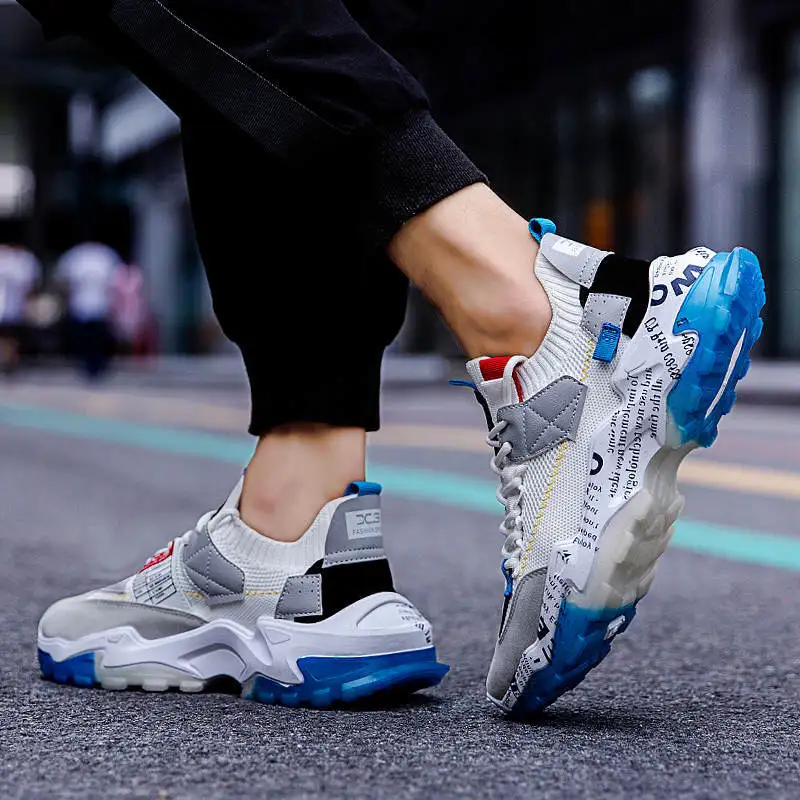 

Water Shoes Knitwear Beach Tennis International Brand Sneaker Man Felt Platform Shoes Baket Tennis Most Comfortable Air shoes