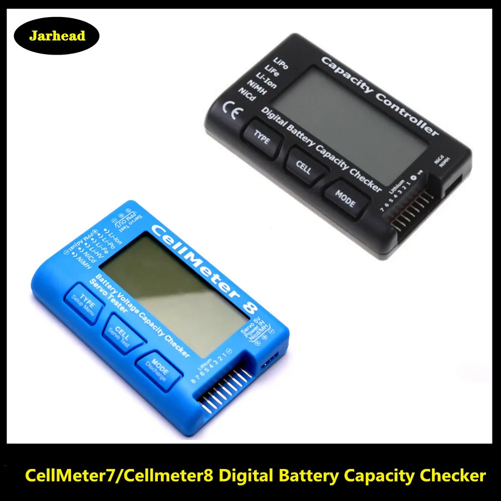 RC CellMeter-7 цифровой Батарея Ёмкость проверки LiPo LiFe литий-ионный