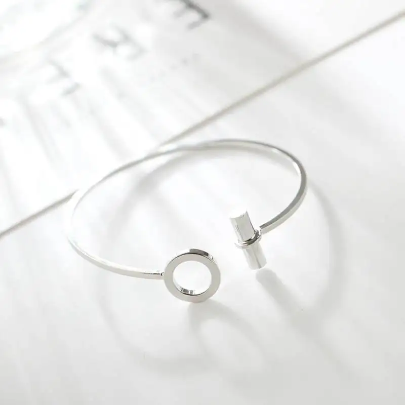 Женский ассиметричный браслет модные геометрические украшения в европейском и