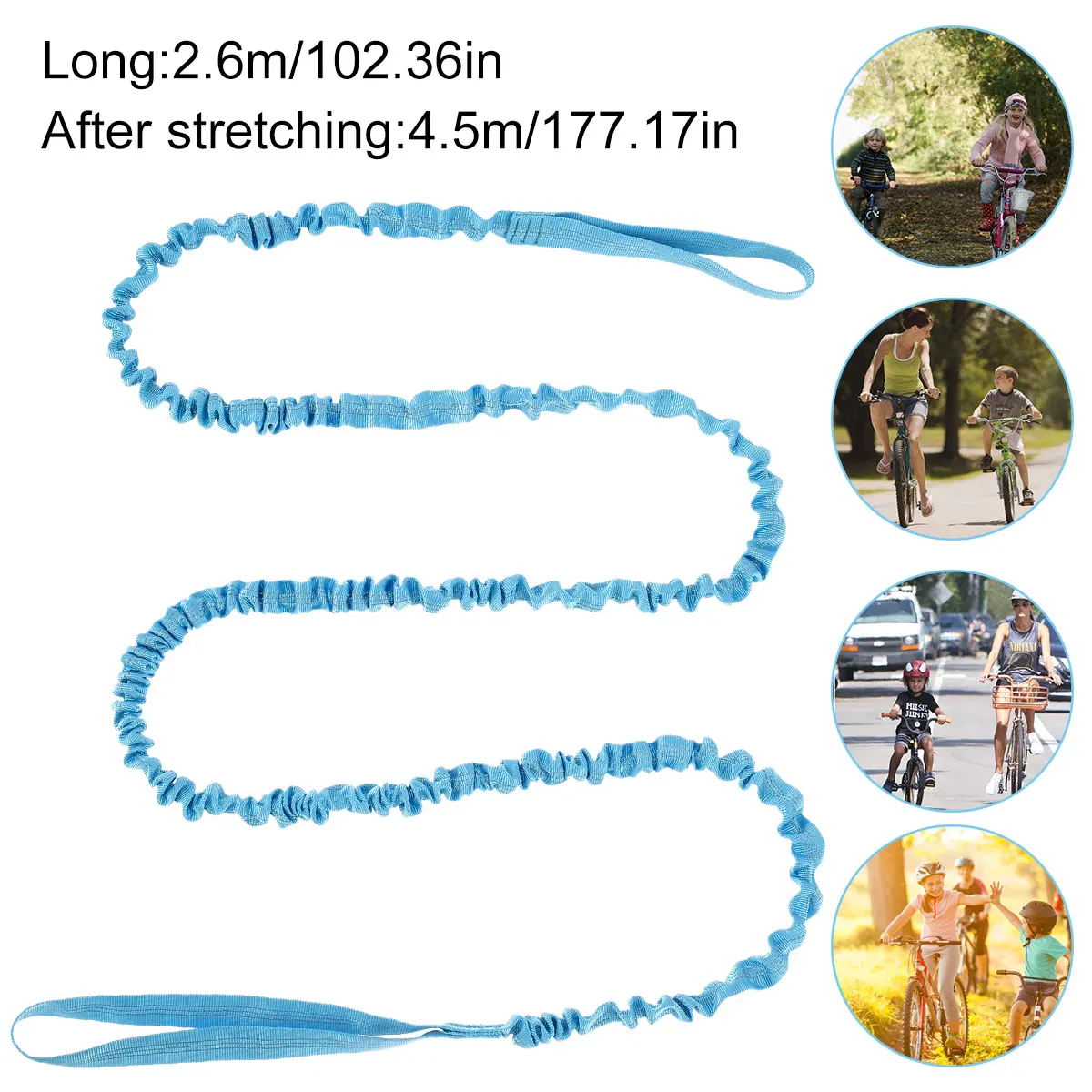 Трос велосипедный нейлоновый для родителей и детей | Спорт развлечения