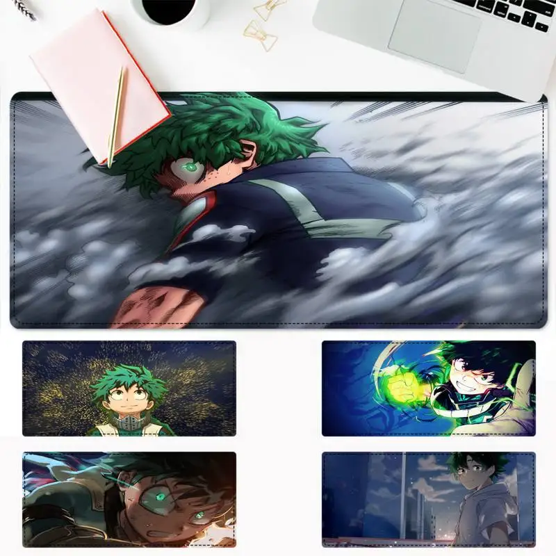 

Fashion Hero Academia Izuku Midoriya Mouse Pad Gaming MousePad Large Big Mouse Mat Desktop Mat Computer Mouse pad For Overwatch