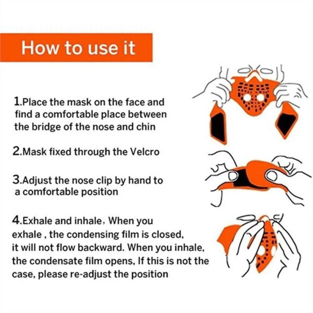 

IN STOCK Mountain Bike Warm Anti-fog Motorcycle Face Mask Activated Carbon Anti Dust PM2.5 Mouth Mask Filter Protection Mask