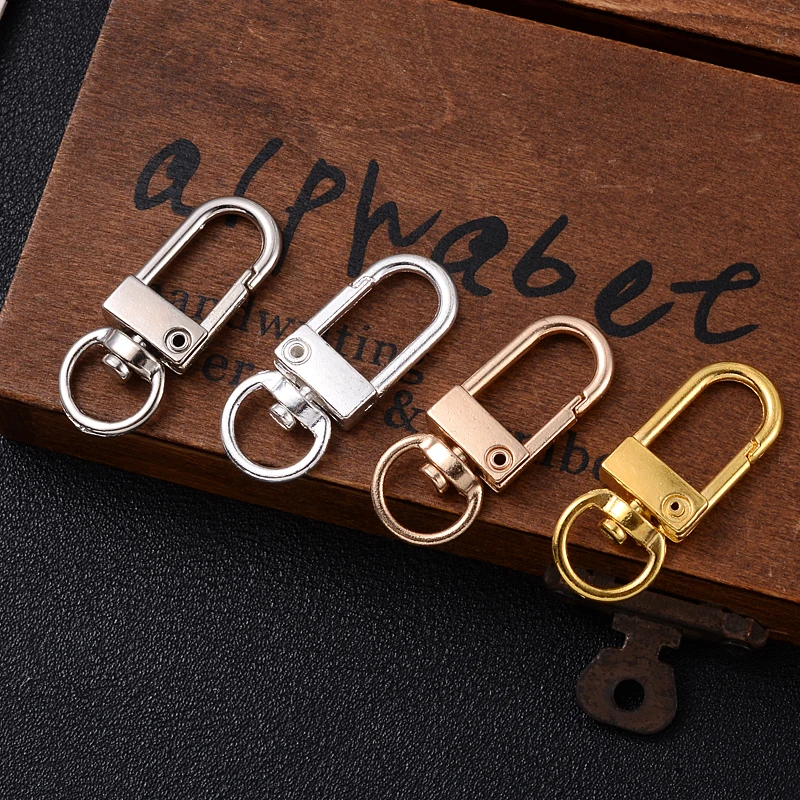 10Pcs/Lot 12x33mm Snap Lobster Clasp Hooks Metal Alloy Buckle for Keychain Neckalce Bracelet Jewelry Making Findings Supplies | Украшения и