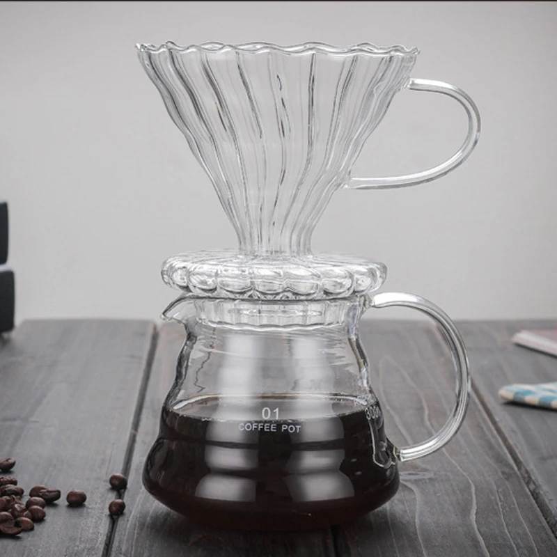 Термостойкий СТЕКЛЯННЫЙ КОФЕЙНЫЙ капельный чайник Hario бутылка для воды бариста