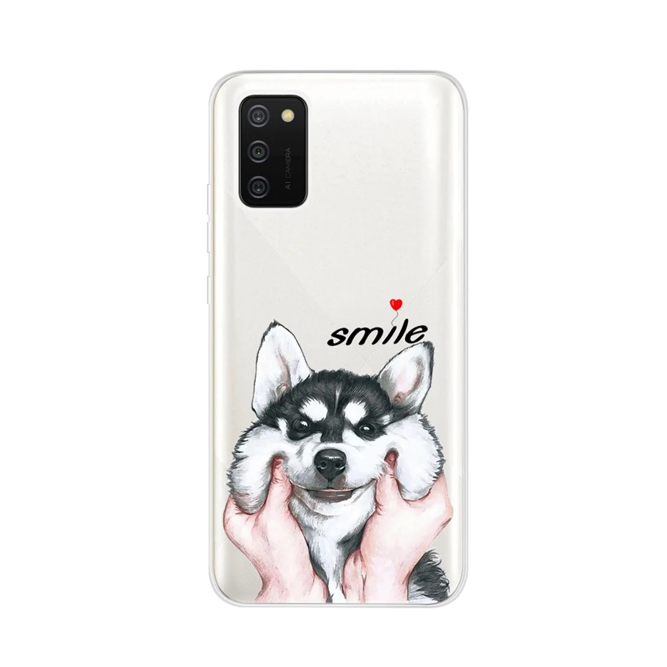 Силиконовый чехол для Samsung A02s A025F, стильный мягкий чехол из TPU для задней части, бампер для телефона Galaxy A 02s SM-A025F, 6.5 дюймов.
