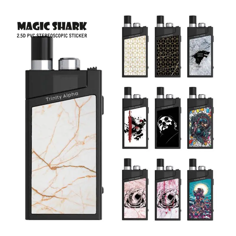 Чехол для вейпа Magic Shark Captain America Journey to the West Stone Game of Thrones пленка Smok Trinity Alpha |