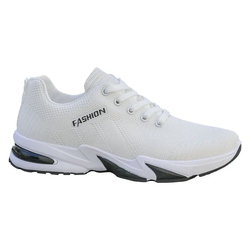 

New men's low-top running shoes 2021 fashion mesh breathable casual shoes outdoor sports shoes white tennis shoes