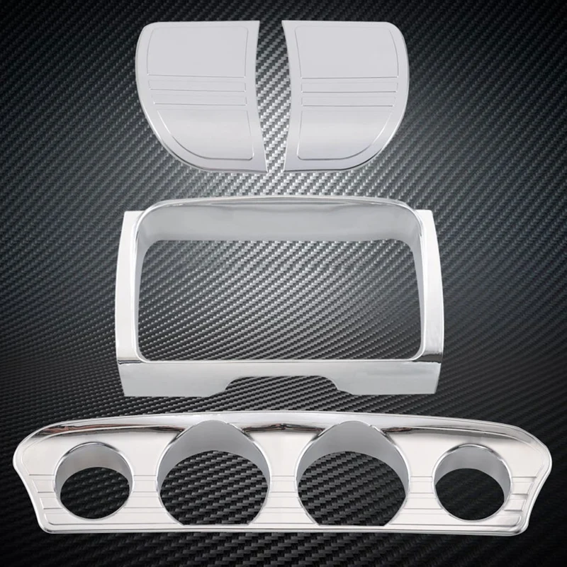 

Tri-Line Gauge Trim Cover Electra Glides Street Glides 2014-2019