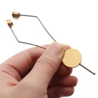 Латунный инструмент для вязания мушек из нержавеющей стали, вращающийся штыревой наконечник, керамический наконечник, инструмент для обработки бобины