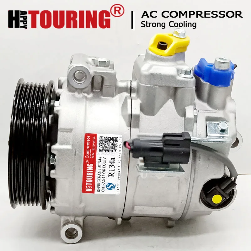 

7SEU16C Compressor for Jaguar Super V8 Vanden Plas XJ8 XJR 2W93-19D629-BD 2W93-19D629-BE 2W93-19D629-BC 447150-0740 447220-9044