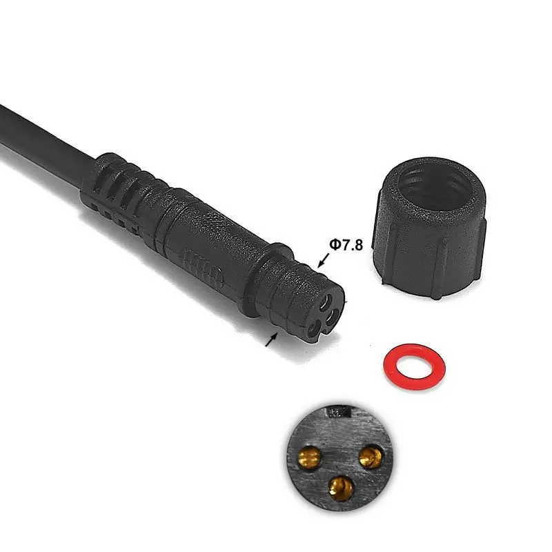 2pin/3pin/4pin разъем IP67 Водонепроницаемый провод светодиодный водонепроницаемый