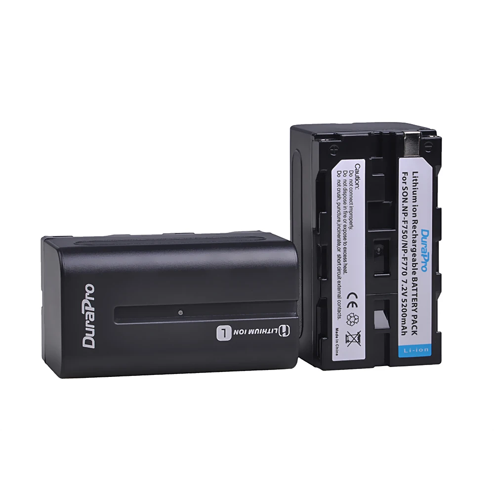 4 шт. 5200 мАч NP-F750 NP-F770 аккумуляторная батарея + USB двойное зарядное устройство для