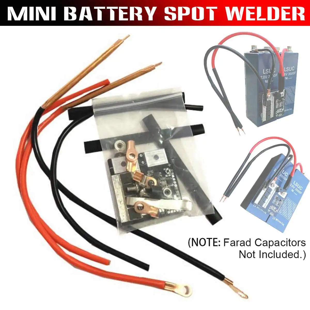 

DIY 5.6V Portable Spot Welder for 18650 Battery Box Assembly Spot Welder Pens Circuit Board Spot Welding Machine Tool