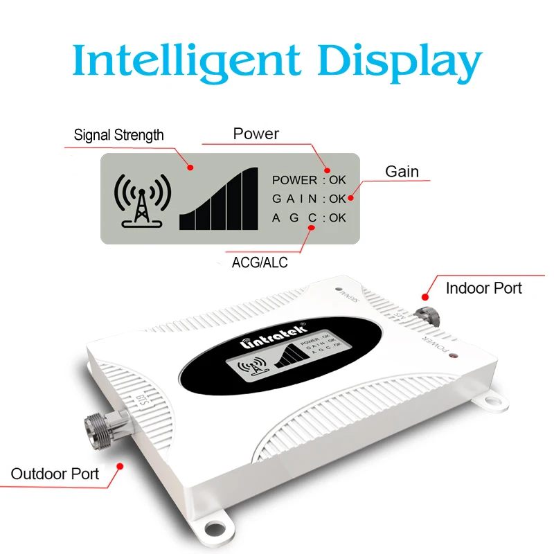 Lintratek усилитель сотовой связи LTE 4G 1800MHZ AGC ALG мобильный телефон сигнала DCS Band3 сеть