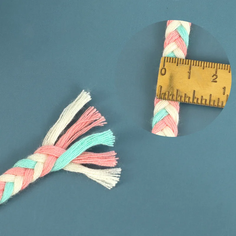 Плетеная веревка с 3 прядями плоская декоративная сделай сам для талии