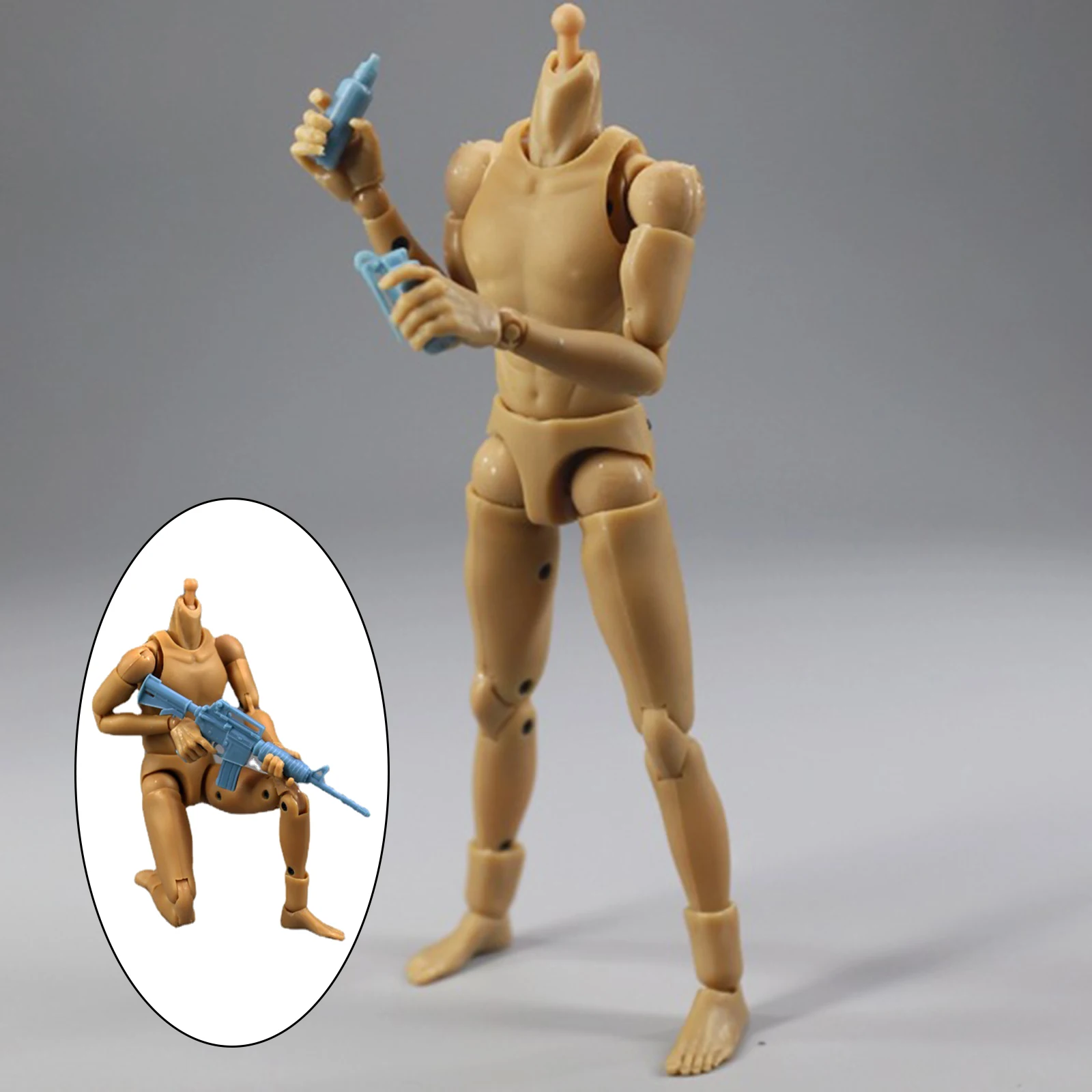 1/12 Male Body Action Figures Super Flexible Dolls with Spare Hands for Arts/Drawings/Photography | Игрушки и хобби