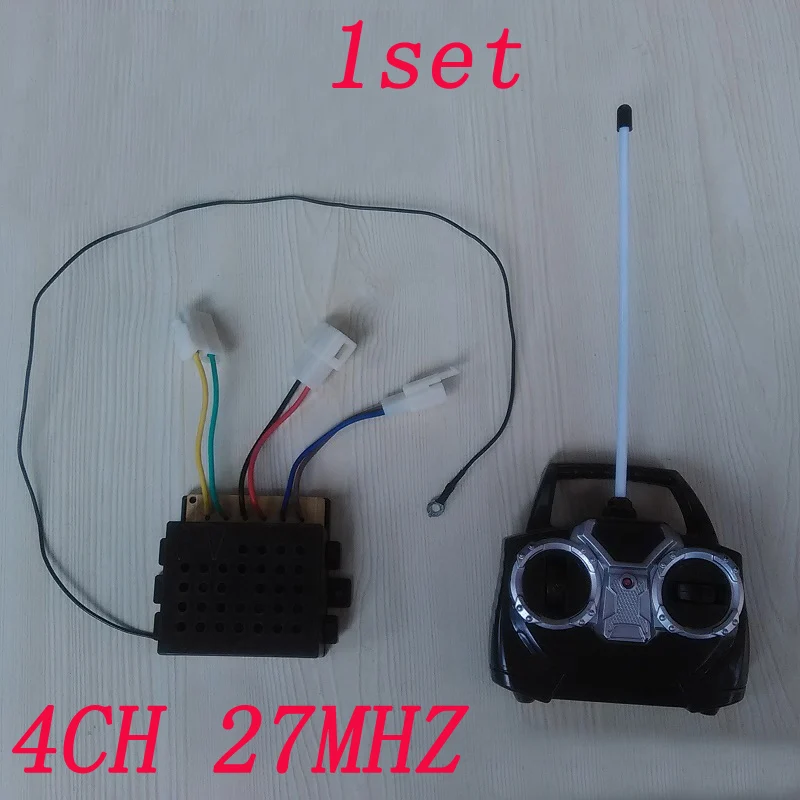 1 комплект DIY части высокая мощность 4CH 27 МГц пульт дистанционного управления с 6V