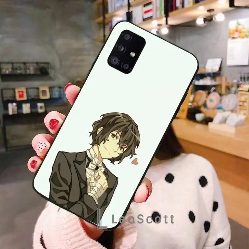 

Japan anime bungou stray dogs Phone Case For Samsung A32 A51 A52 A71 A50 A12 A21S S10 S20 S21 Plus Fe Ultra