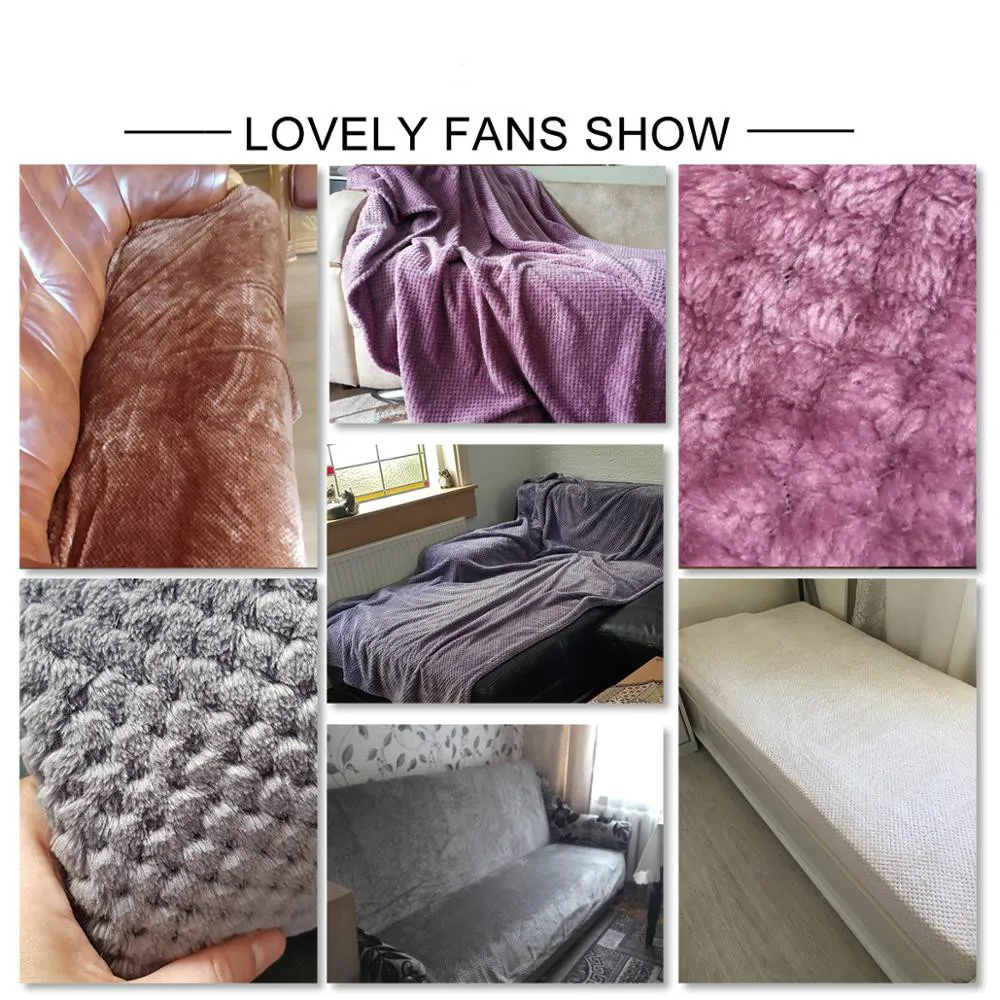 Фланелевое Флисовое одеяло мягкое для путешествий однотонное покрывало