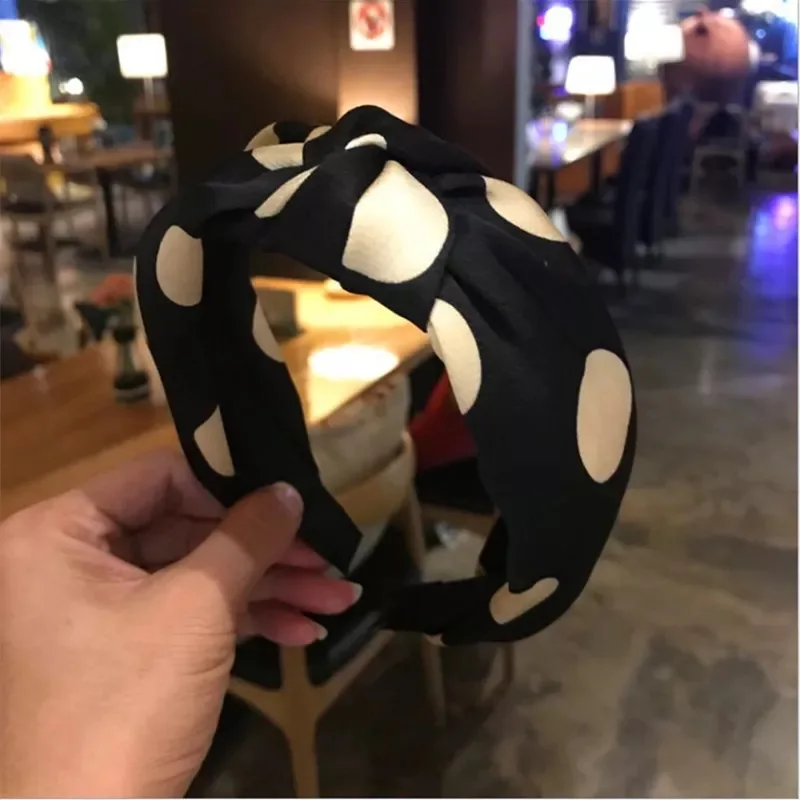 Модные аксессуары для волос из бутика Женская яркая лента с узлами и широкими