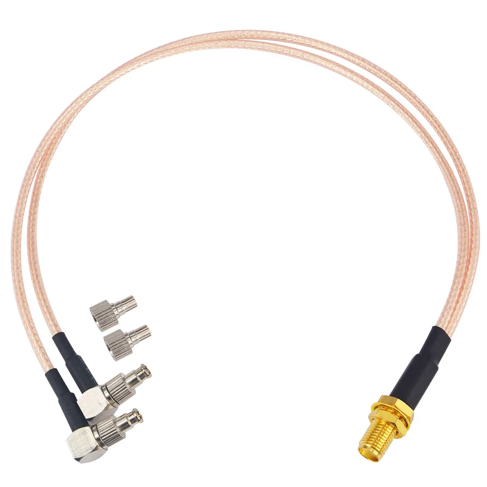 SMA женский в Y Тип 2 X TS9 мужской/CRC9 мужской/MCX разъем сплиттер-Сумматор кабель косичка RG 316 15 см 20 см 30 см