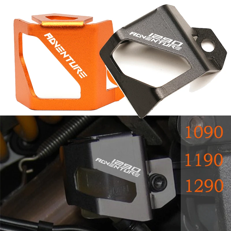

For KTM 1290 SUPER ADVENTURE R S T 1090 1190 Duke / R Adventure / S Motorcycle CNC Rear Fluid Reservoir Guard Cover Protector