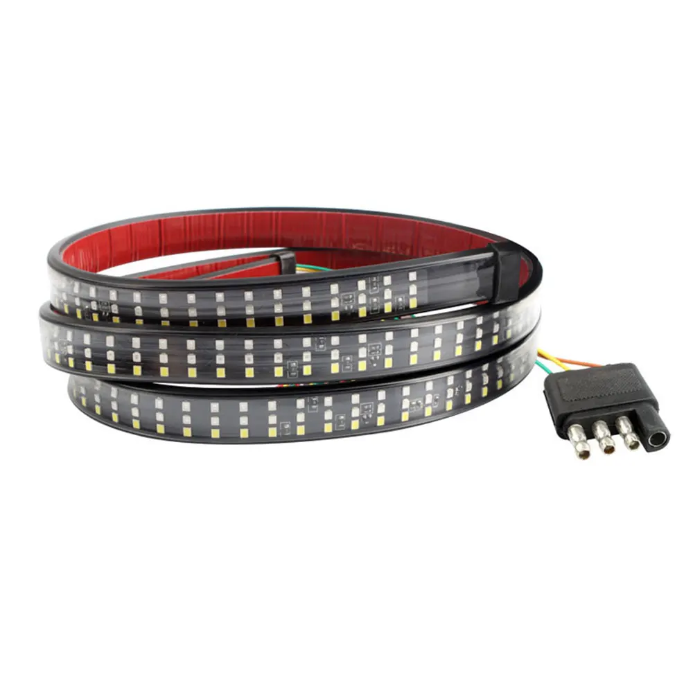 

Red White Yellow Three Colors 60 Inches Dynamic Turn Signal Durable LED Taillight Normal Lamp Brake Light Waterproof