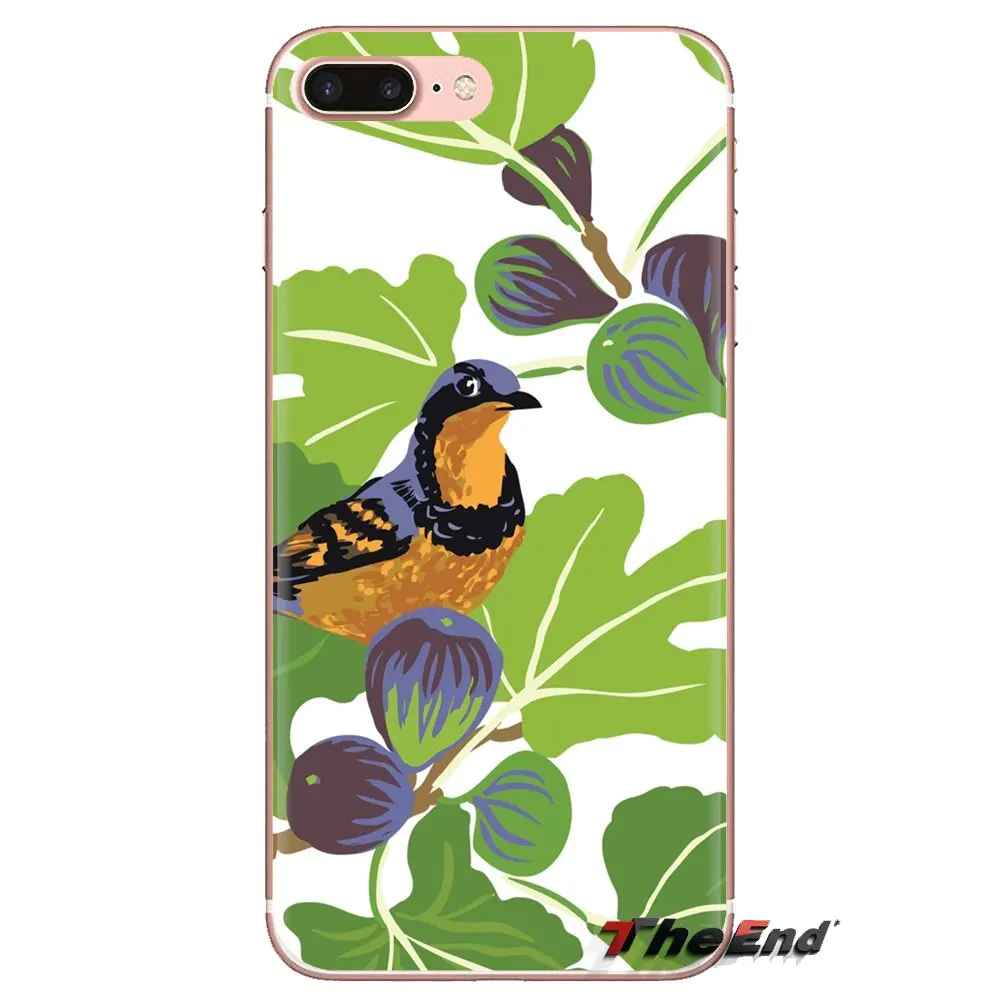 Мягкий чехол из ТПУ с рисунком Тропической птицы для iPhone XS Max XR X 4 4s 5 5S 5C SE 6 6S 7 8 Plus