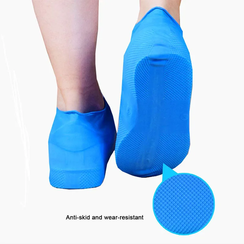 Водонепроницаемые непромокаемые чехлы для обуви многоразовые Нескользящие