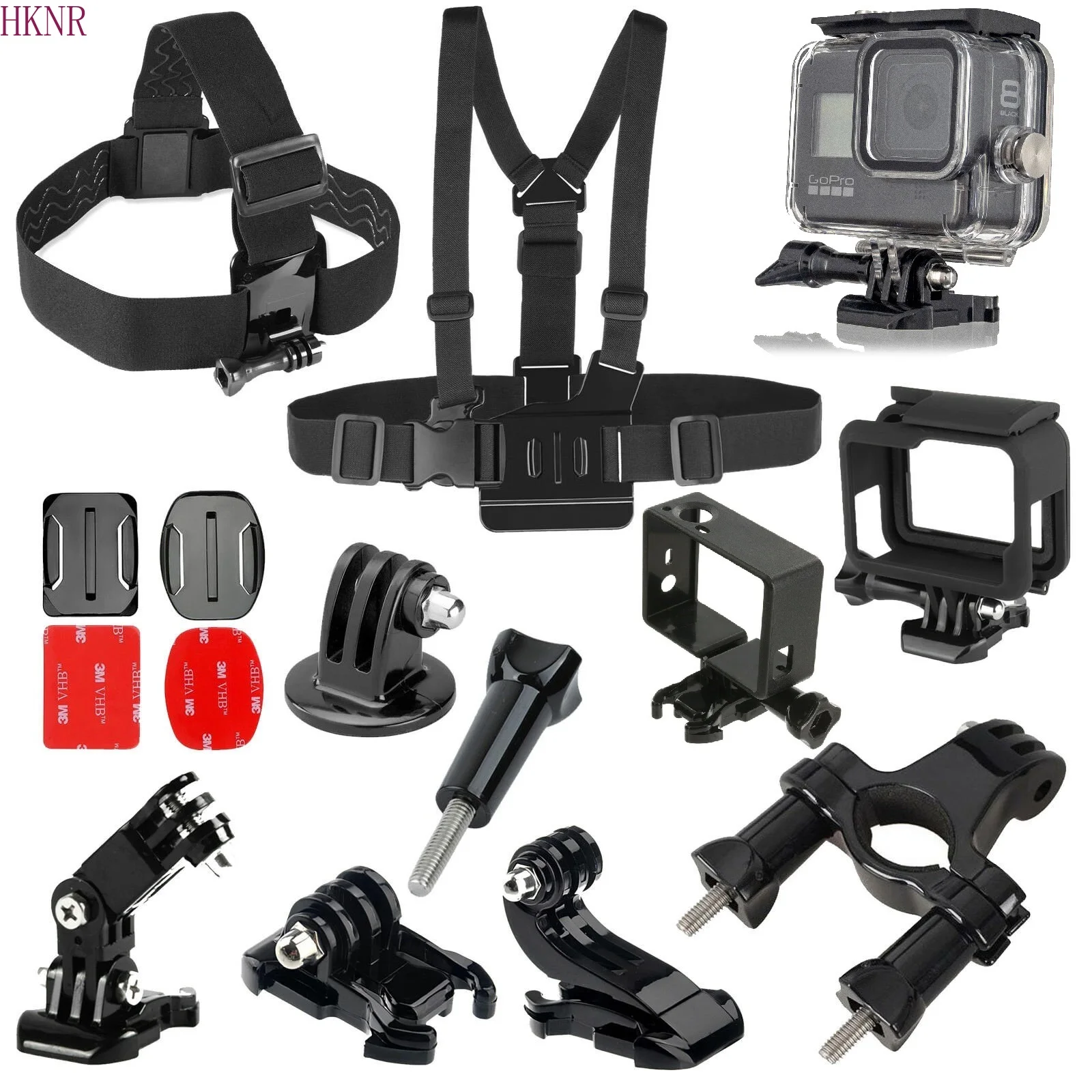 

Accessory kit for Gopro Hero 8 7 6 5 4 3 Session SJCAM Xiaomi Yi Toolkit