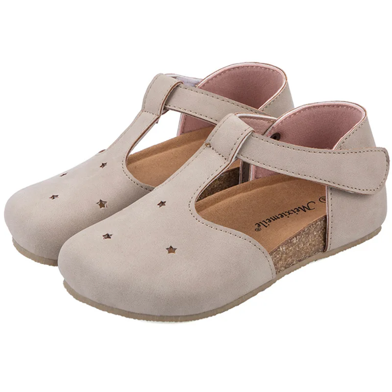 

2020 Summer Classic Children Shoes Toddler Boys Girls Sandals Kids Girls PU Leather Sandals With Cork sole Loafer For Boys
