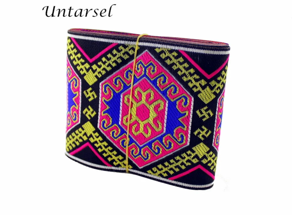 Untarsel модная одежда ленты 10 см ширина тесьма ремень занавес Сумки Роскошные