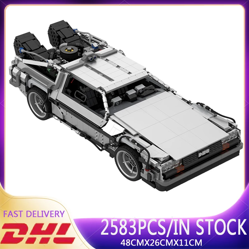 

Hot 92004 Time Travel Classic Movies Back to The Future Time Machine High-Tech Car Model Building Blocks Toys Gifts MOC-42632