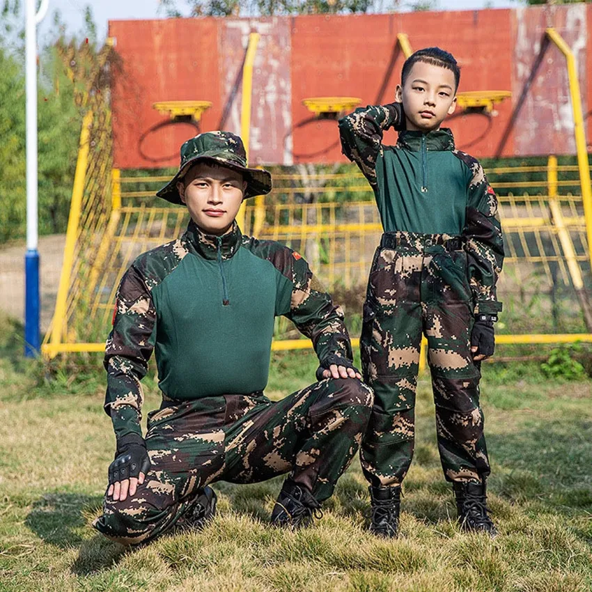 Костюм мужской Камуфляжный тактический куртка и брюки в стиле милитари спецназ