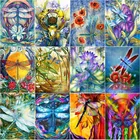 Алмазная 5D картина сделай сам с бабочками, алмазная вышивка, полная круглая и квадратная вышивка, Алмазная мозаика, вышивка крестиком, домашний декор, ручная работа