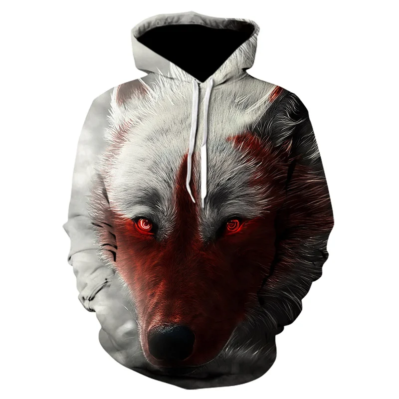 

2021 men's Animal World 3D Hooded Sweatshirt men's casual hooded men's autumn and winter fashion Sweatshirt NEW